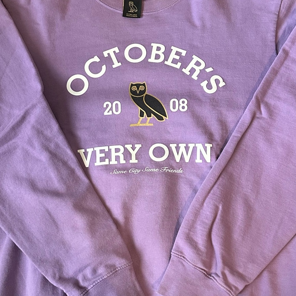October's Very Own Purple Crew Neck